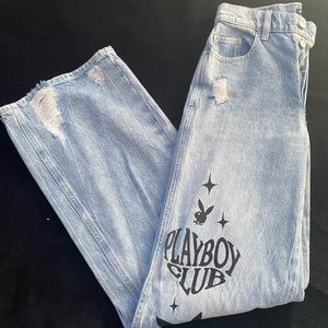 PLAYBOY PacSun Wide Leg Boyfriend Jeans